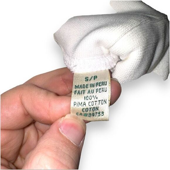 Fairway and Greene White Rollneck Pima Cotton Sweater Size S - Picture 3 of 7